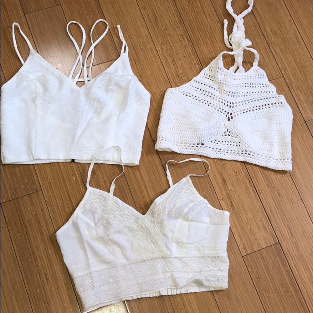 Crop top trio ❤️ 🌺